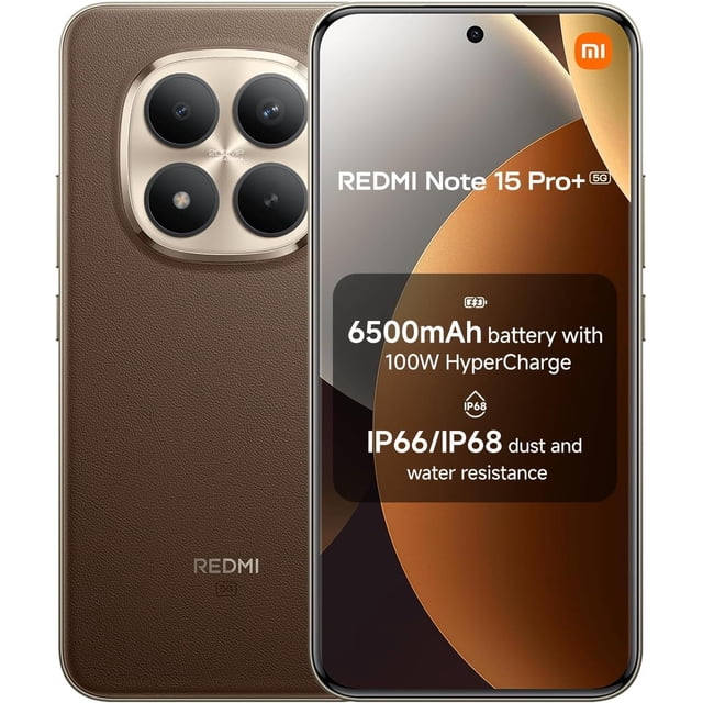 XIAOMI Redmi Note 15 pro + 5G 8GB RAM 256GB ROM Café Moca