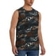 thumbnail image 2 of Fotbe Cool Sports Car Men's Camiseta sin Mangas Estampada para Hombres, Playera Casual para Gimnasio, Entrenamiento, Playa-Medium, 2 of 7