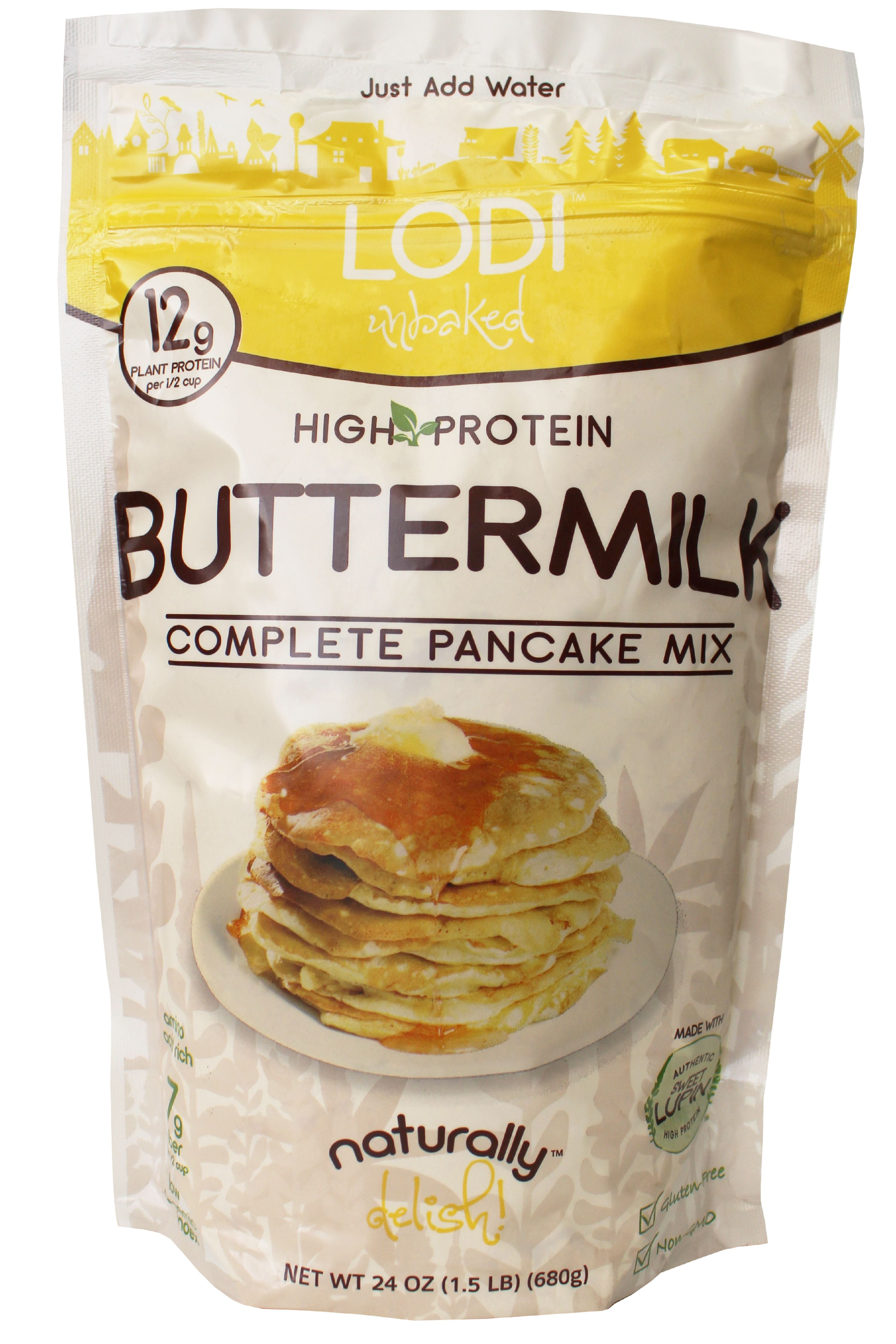 Lodi Unbaked Plant Based Protein Buttermilk Pancake Mix