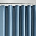 thumbnail image 5 of Light Blue Fabric Shower Curtain, 70" x 72", Mainstays Waffle Weave Textured Design, 5 of 5