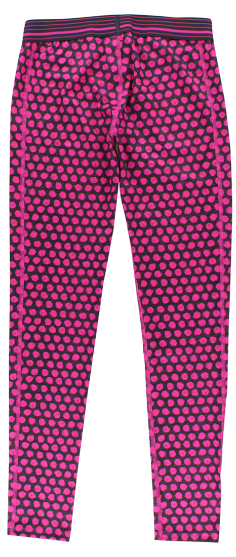Under Armour Girls Heat Gear Printed Leggings Pink XL, Color: Pink/Dark Grey - image 2 of 2