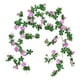 thumbnail image 2 of pstuiky Simulación de rosas rosas flores falsas decoración tubería enrollado plástico ratán plantas de pared para cubrir., 2 of 6