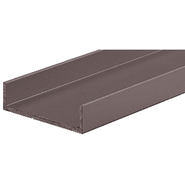 CRL D7016DU Dark Bronze Aluminum Door Jamb Extrusion 144" Stock Length