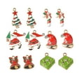 thumbnail image 2 of Crystal Christmas Charms- 12Pcs Craft Supplies Beads Mixtos Charms Colgantes para La Elaboración, Resultados de La Joyería Que Hacen El Accesorio para perfecl Encantos de la Navidad, 2 of 8