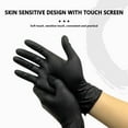 thumbnail image 2 of Lieonvis 100Pcs Disposable Black Nitrile Gloves,Nitrile Industrial Gloves,Extra Strength Latex & Powder Free,Textured Fingertips Gloves,M,L,XL, 2 of 11