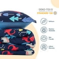 thumbnail image 7 of Sleep Zone Kids Bedding Comforter Set Full/Queen Size - Super Soft & Cute Printed 3-Piece Comforter Set All Seasons for Boys, Girls, Fade Resistant, Machine Washable, Dinosaur Land, 7 of 7