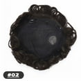 thumbnail image 3 of Benehair 100% Human Hair Top Toupee Piece Mans Wig Clip in Hairpiece Indian Remy Hair Replacement System Wigs Clip In Brown, 3 of 8
