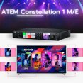 thumbnail image 2 of Blackmagic Design ATEM 1 M/E Constellation 4K Live Production Switcher Bundle with Power Cord, Cat5e 10-Feet Black Patch Cable, and Fastening Cable Ties (4 Items), 2 of 7