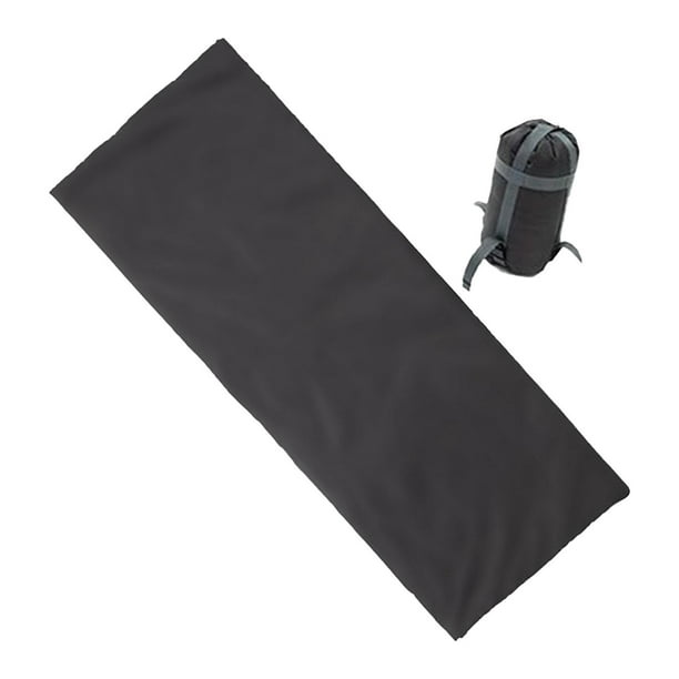 Saco de Dormir Tipo sobre, Saco de Dormir Individual con Saco de Compresión, Saco de Dormir para Acampar Al Aire Libre, Accesorios de Viaje para Escal Gris