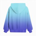 thumbnail image 5 of Staki Cute Hoodies for Teen Girls Trendy Oversized Hooded Sweatshirts Tween Girl Gradient Preppy Clothes 1-14Y(Blue,3-4 Years), 5 of 5