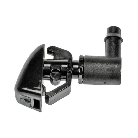KarParts360 For Dodge Stratus 2001 2002 2003 2004 Windshield Washer Nozzle | Made Of Plastic | Black | 0.23 Inches Hose Port Diameter | Replacement For 4805241AG