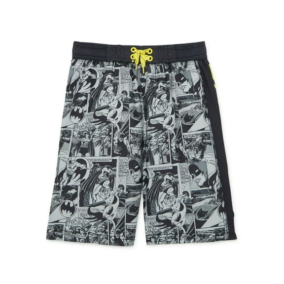 Batman Swim Shorts Trunks Boy Size 6/7