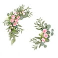 thumbnail image 6 of Faux Arch Flower Swag Set of 2 for Wedding Welcome Signs Floral Swag Wedding Reception Ceremony Signs Decor, 6 of 10
