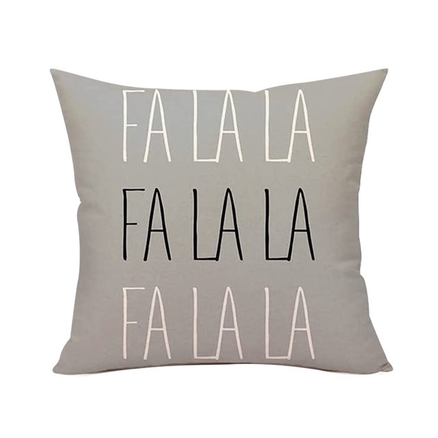 Funda de almohada de tiro navideño Cojín de sofá Funda de almohada trasera Wmkox8yii HFSH4402