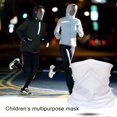 thumbnail image 3 of Neck Gaiter Unisex Scarf Universal Use Durability Bandana Balaclavas High Elasticity Multiple Color Sports Equipment Children white, 3 of 5