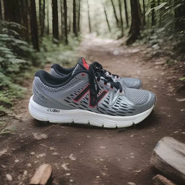 New Balance 775 V2 Cush Shoes Lace Up Running Silver/Red Mens Size 9.5 DM