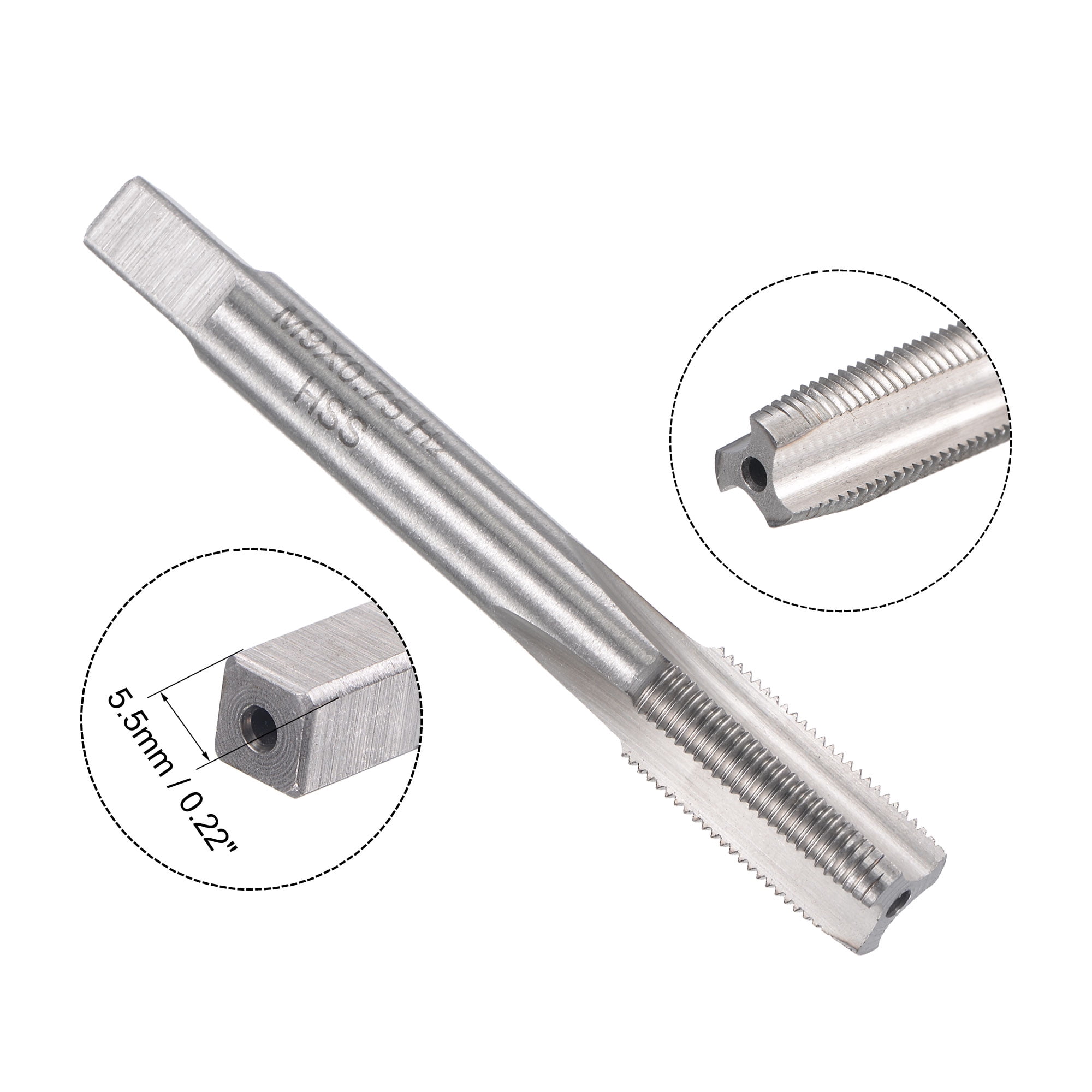 Uxcell 2-Piece Tap And Die Set – Metric M22 X 1.5 Right-Hand Thread, HSS Tap & 9SiCr Die For Bolt And Screw Thread Repair