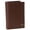 Brown, variant on Mens Genuine Goat Nappa Leather Bi-Fold RFID Minimalist Wallet With Zipper Pocket (Brown)