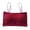Red, variant on Wrapped Chest Tube Top Bra Girl Student Threaded Camisole Underwear Strapless Padded Bra Tube Vest