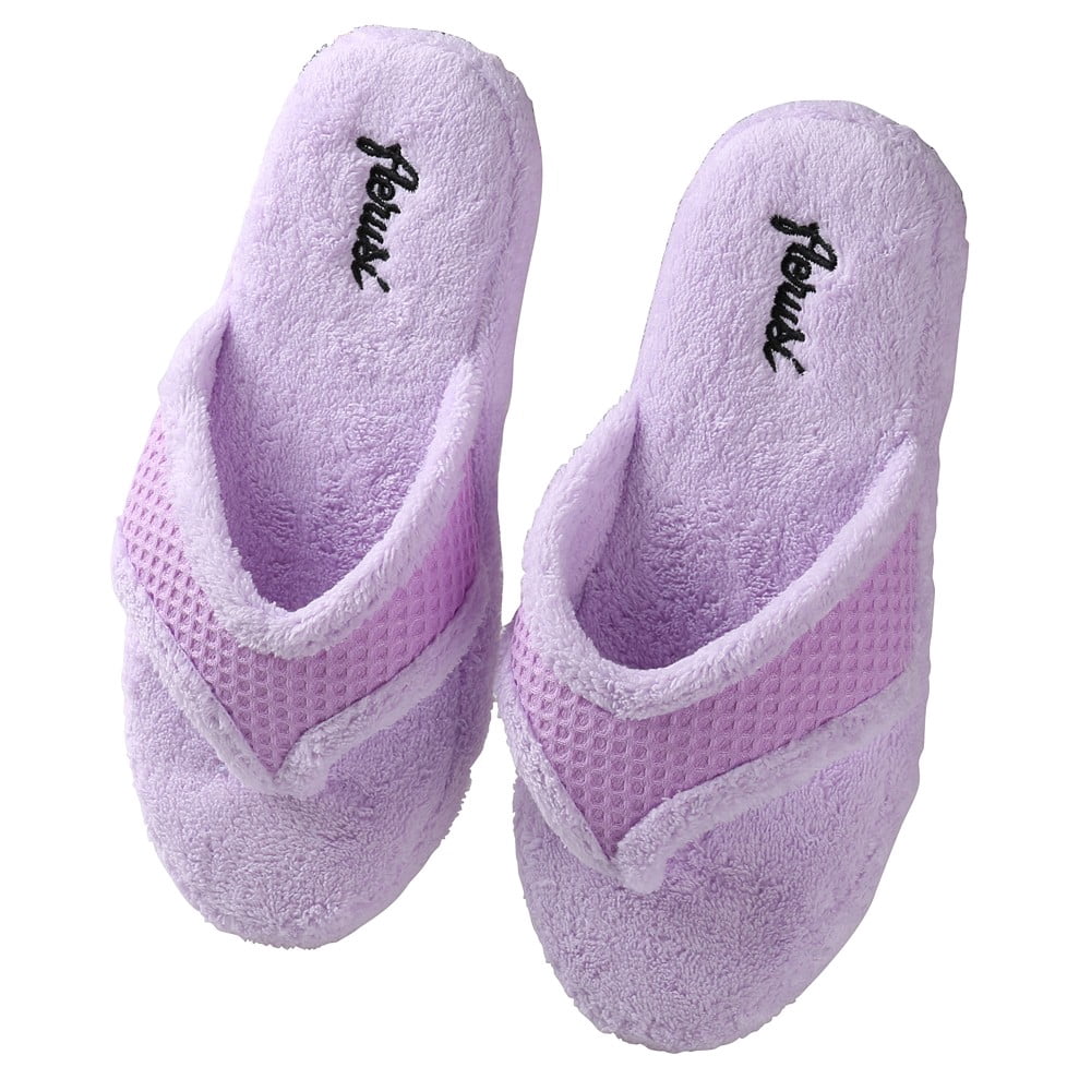 Aerusi Women's Heavenly Heart Slippers - Ultra Soft Fleece With Non-Slip Indoor/Outdoor Soles - View #8