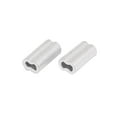 thumbnail image 2 of – ® 1 mm cuerda de alambre aluminio mangas Clip Accesorios Cable Crimpea 100pcs, 2 of 2