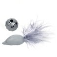 thumbnail image 1 of 2PCS Cat Toy Mouse Creative Simulated Feather Cat Toy Cat Bell Ball Cat Play Toy, 1 of 10