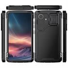 Heavy Duty Rugged Built in Screen Protector Kickstand Military-Grade Protection For S24 Ultra Metal Phone Case Aluminium (Black)
