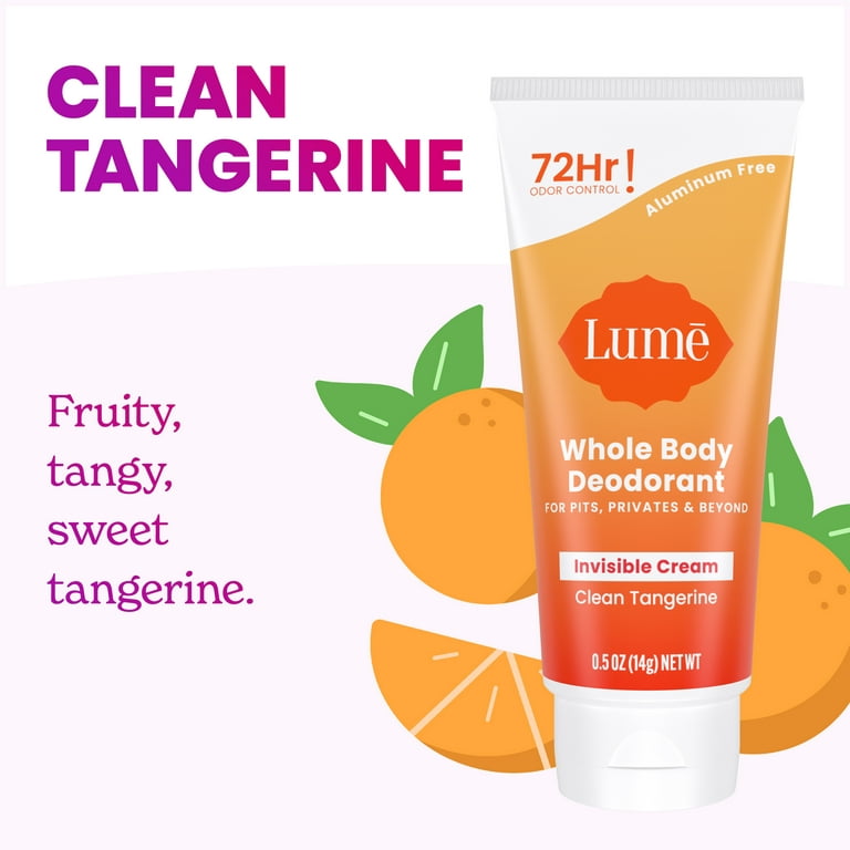 Clean Tangerine, Cream Tube Deodorant + Sweat Control