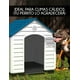 thumbnail image 2 of RED VELVET Casa Perro Casetas de Plástico Exteriores, Resistente al Agua y Clima,Fácil de Montar, Jardín, Patio y Exterior (Azul, Grande), 2 of 6