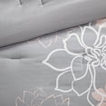 thumbnail image 3 of Madison Park Lola Comforter, Queen, Grey/Blush, 3 of 4
