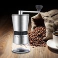 thumbnail image 2 of Stainless Steel Manual Coffee Grinder - Conical Ceramic Burr Portable Hand Crank Espresso Grinder, 2 of 4
