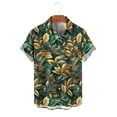 thumbnail image 6 of COSFO Hawaiian Men Button Down Shirt Summer Short Sleeve Tops Tropical with Pocket Classic Fit Collared Mens Shirts Casual, 6 of 6