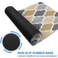 thumbnail image 6 of Long Mouse Pads for Desk,Multicolor Geometric Quatrefoil Pattern Desk Mats on Top Of Desks, Desk Mouse Pad Extra Large with 3mm Non-Slip Base and Stitched Edge for Gaming,Office,Work,Home 31.5"x11.8", 6 of 6