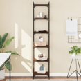 thumbnail image 1 of vidaXL Bookcase 6-Tier Brown Oak 40x30x188 cm Engineered Wood, 1 of 5