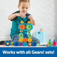 Mega Builds, STEM Building Set, Gears Toys for Kids, 235 Piece, Ages 4