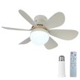 thumbnail image 1 of E26/27 ventilador de enchufe luz LED ventilador de bombilla regulable 40W/30W para dormitorio cocina, 1 of 5