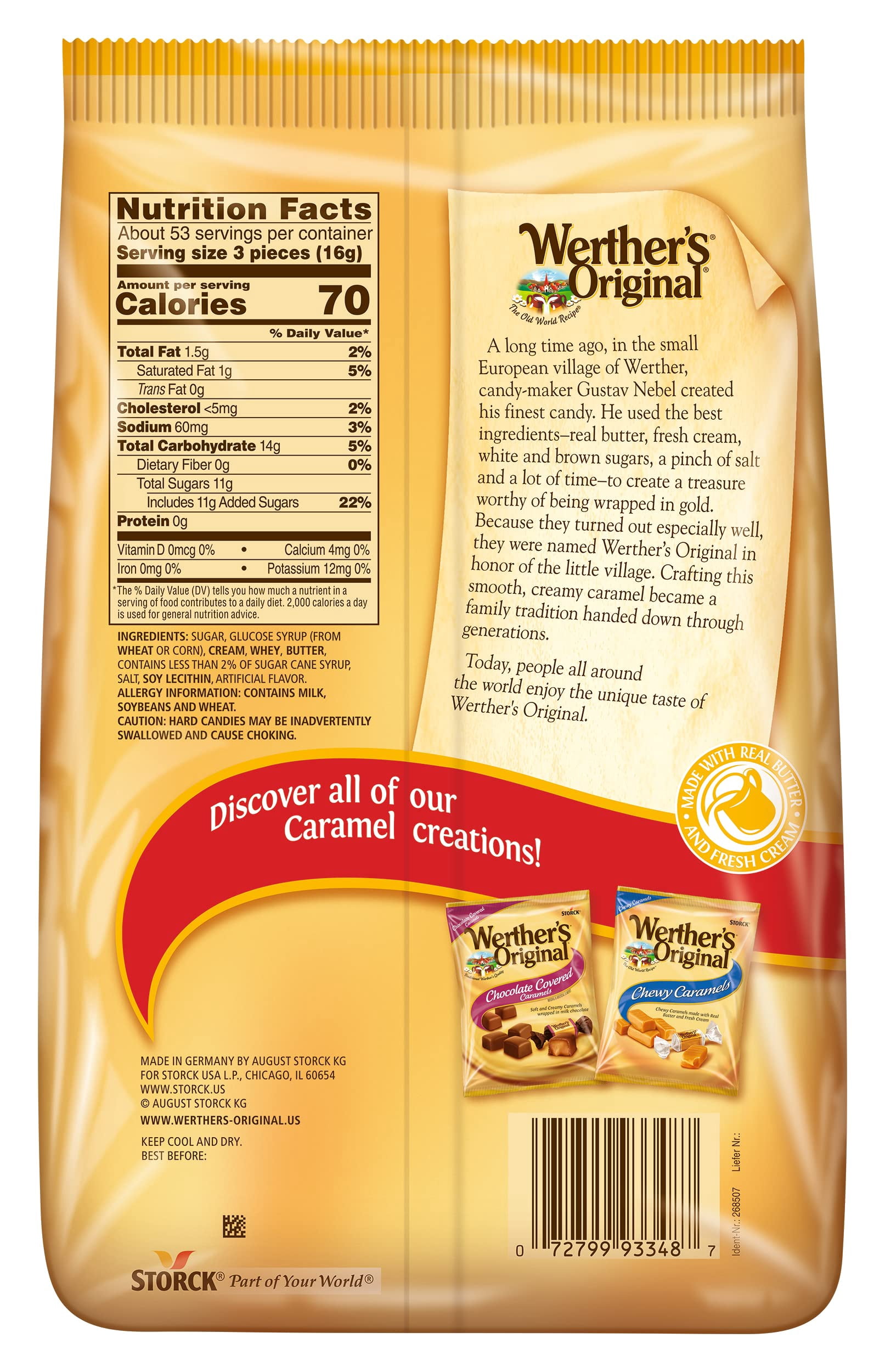 Werther's Original Hard Candies, 30 oz Bag (Pack of 2)
