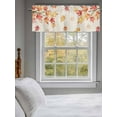 thumbnail image 3 of Maple Leaf Valances for Windows Fall Fallen Leaves Branch Vintage Linen Autumn Rod Pocket Curtains Valance Short Window Treatment Drapes for Living Room, Bedroom Bathroom 56"&nbsp;W x 16" L, 3 of 5