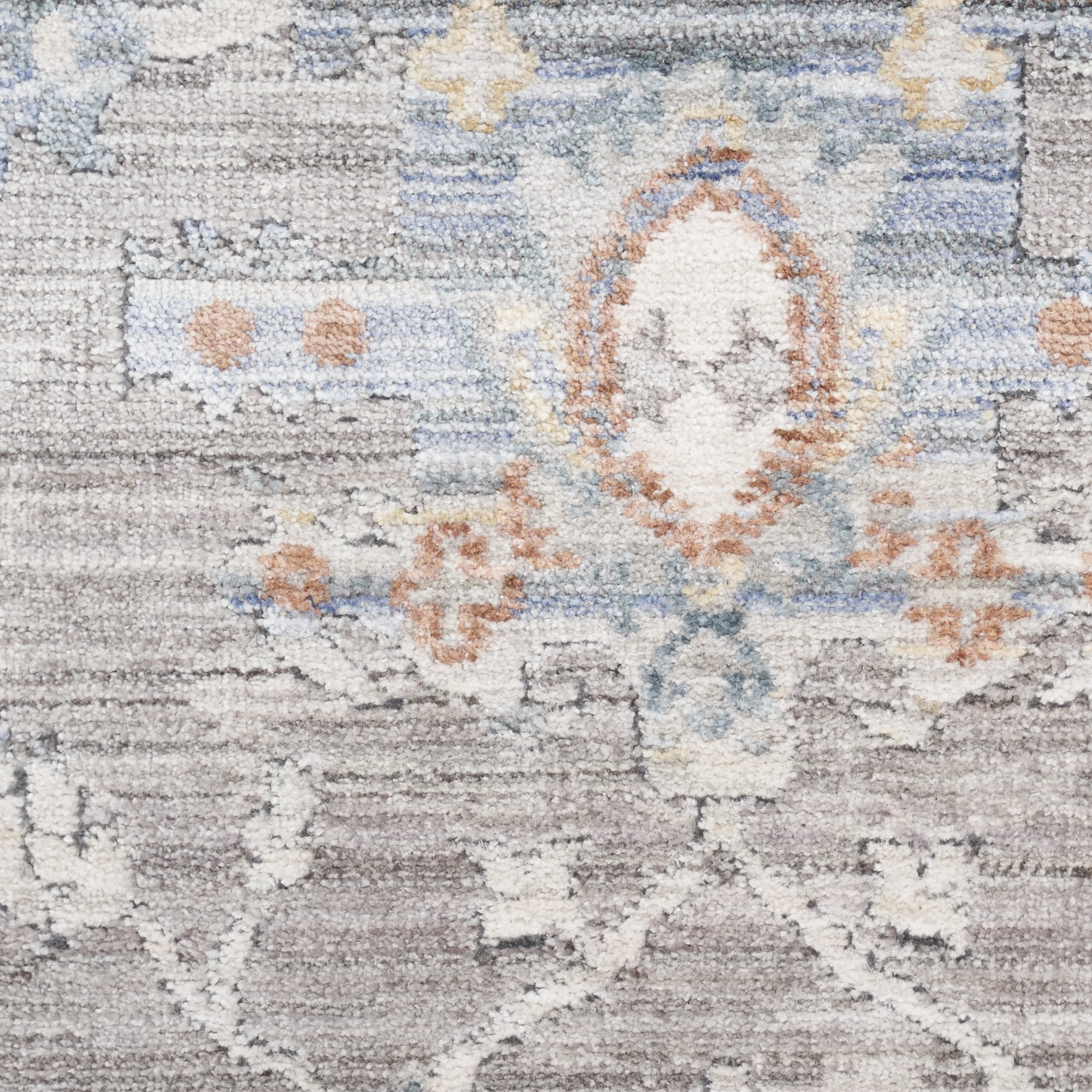 Nourison Elegant Heirlooms 7'10" x 10' Grey Vintage Indoor Rug