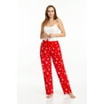 thumbnail image 2 of Christmas Pajamas for Women – Cute Fleece Pajama Pants - 2 Pack, 2 of 7