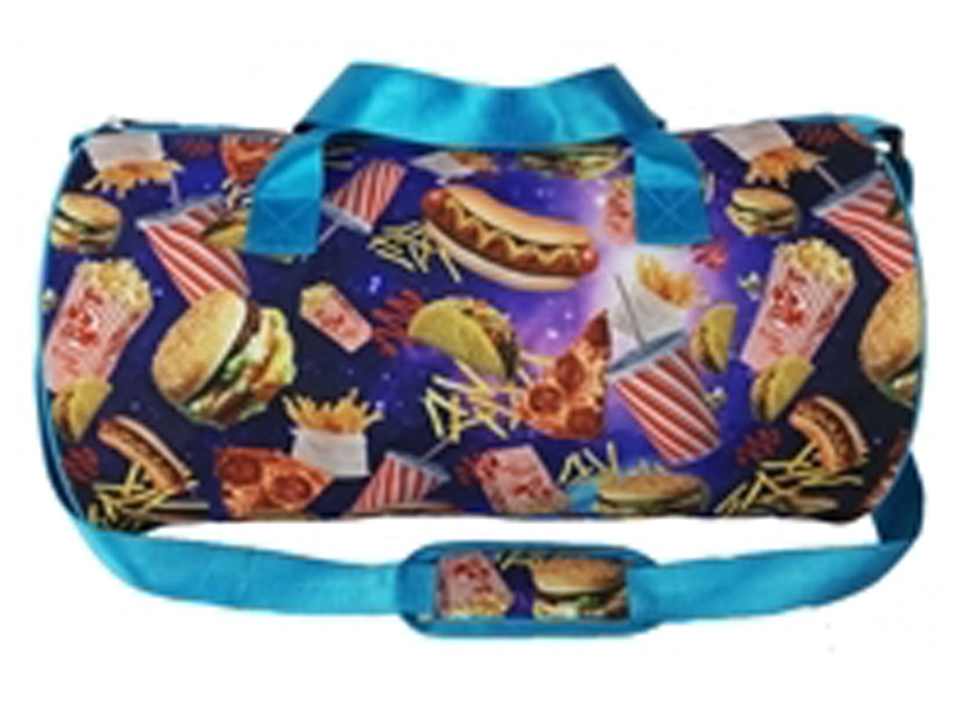 Fast Food Sporty Duffle Bag, Overnight Bag Sports Tote