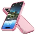 thumbnail image 3 of For iPhone 16 Plus Case with Tempered Glass Screen Protector, Tekcoo Heavy Duty Rugged Military Grade Protection Dual Layer Shockproof Phone Case Cover for Apple iPhone 16 Plus - Rose Gold, 3 of 9