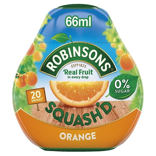 Robinson Squash'd Orange 66ml (Pack of 3)