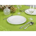 thumbnail image 2 of Kashi Home Harriet Jacquard Tablecloth 70" Round Lime, 2 of 2