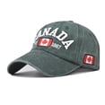 thumbnail image 1 of CANADA baseball cap, unisex, Canadian baseball cap, pure cotton, versatile duckbill cap, 1 of 5