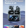 thumbnail image 7 of M100 Clip on Ear Headphones, M100 Clip Earbuds - Touch Screen Integrated Operation of 13 Functions - Remote Photo Taking/Personalized Wallpaper/Noise Reduction/Alarm Clock Etc, Co2 Clip Earbuds (B), 7 of 7