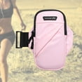 thumbnail image 6 of Kokiya Sport Armband Bag Gym Arm Band Pouch Universal Sports Arm Band Case Shoulder Bag Pink, 6 of 9
