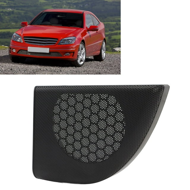 Door Speaker Cover Grille Trim for C230 C320 W203 CLC Class 2008 2011 Interior Door Speaker Panel Replacement Decorative Upgrade Compatible with Select Model