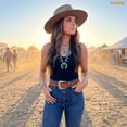 thumbnail image 3 of WHIPPY Western Belt for Women Men Cowboy Embossed Belts Cowgirl Belt for Jeans Dresses, 3 of 9