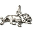 thumbnail image 1 of Sterling Silver 18" .8mm Box Chain 3D Stalking Male Lion Pendant Necklace Large Mane, 1 of 2
